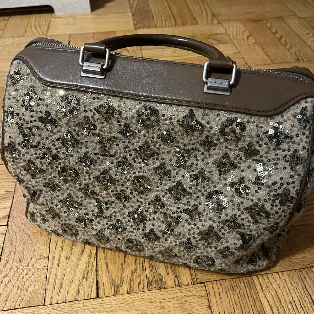 LOUIS VUITTON Limited Edition Khaki Monogram Sunshine Express Speedy Bag - Picture 7 of 7
